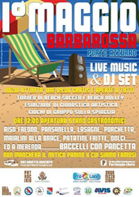 1 maggio a barbarossa, porto azzurro isola d'elba